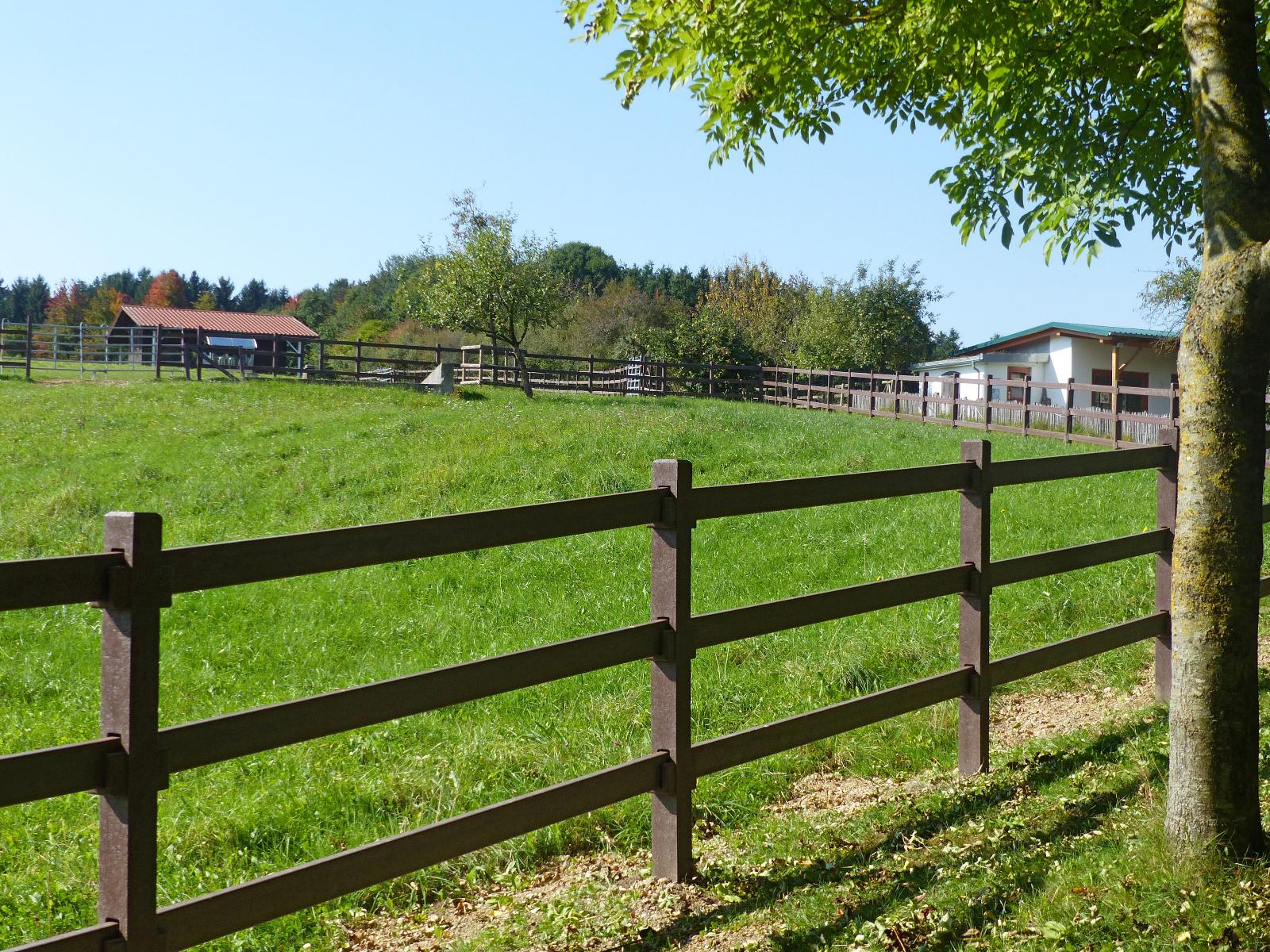Kunststoff Kopelzaun