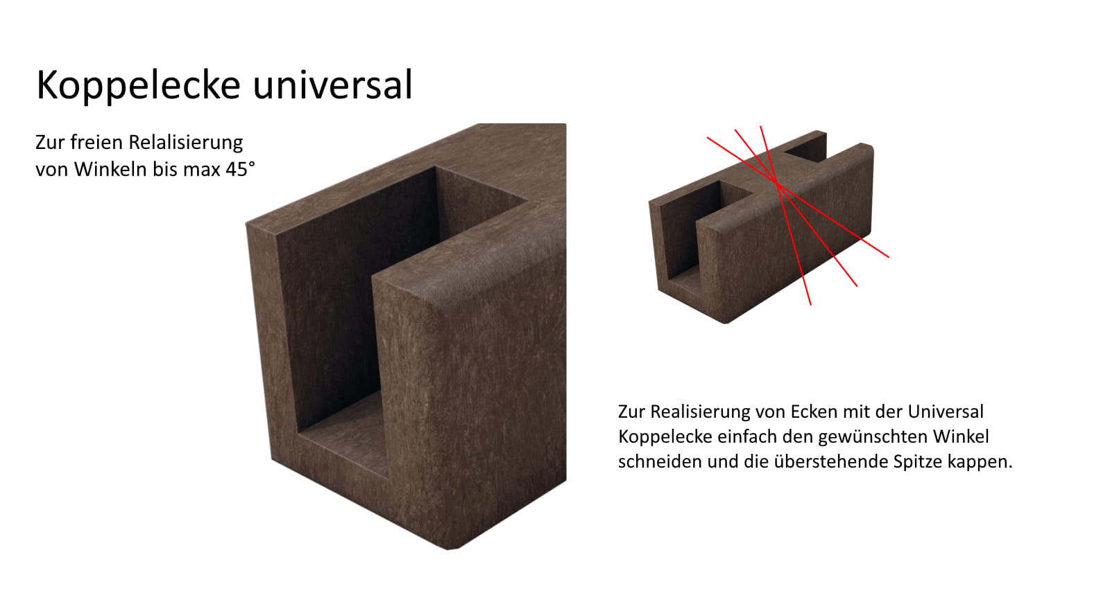 Anleitung Kopelecke universal
